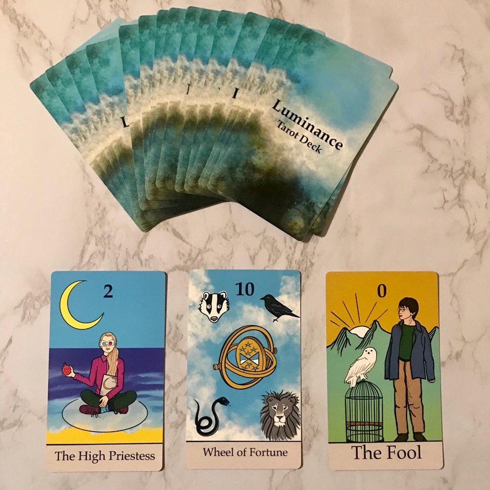 Harry Potter inspired major arcana tarot, one of a kind